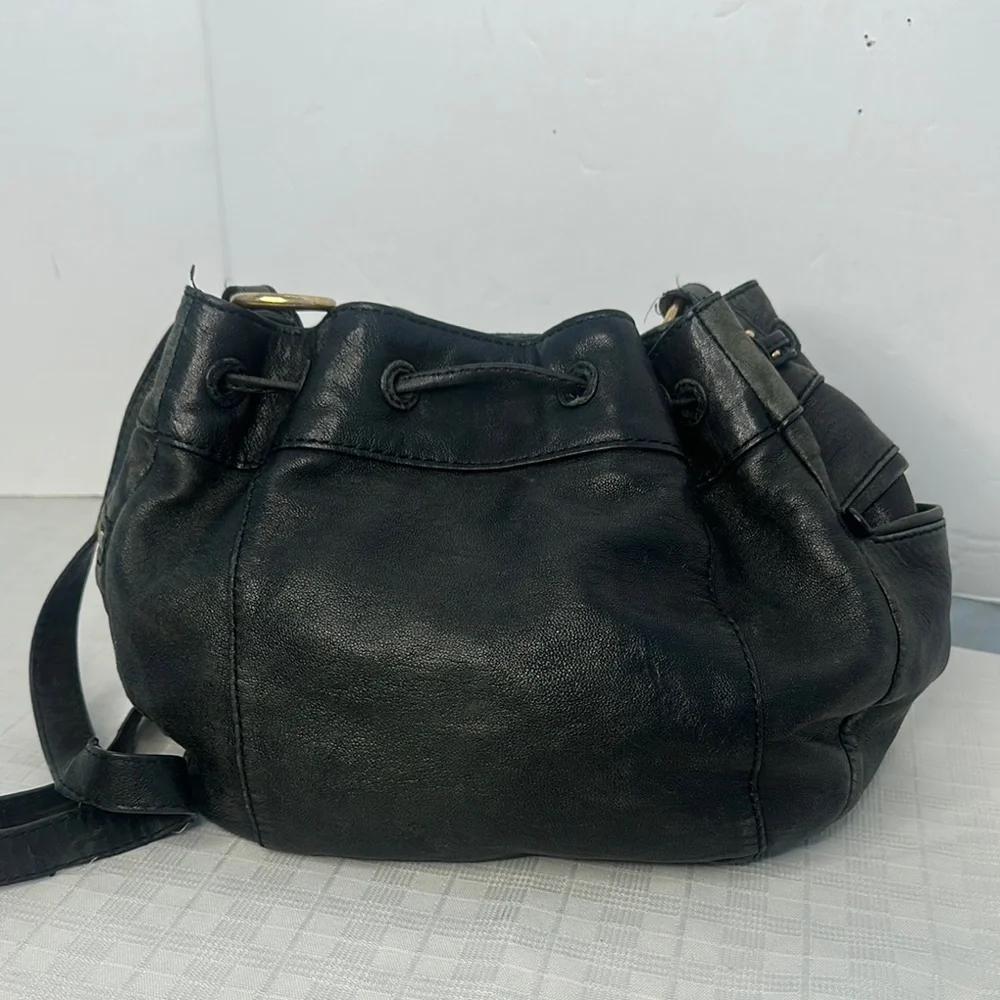 Vintage Juicy Couture, black, soft, leather bag